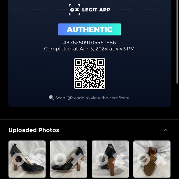 CHANEL Interlocking CC Black Leather Vintage Heeled Pumps Made in Italy 36-6US - Picture 3 of 16